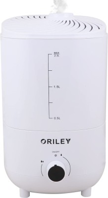 Oriley 2111C Ultrasonic Cool Mist Humidifier for Home Office Adults and Baby Bedroom (2.3L, 18W, Solid White) Portable Room Air Purifier(White)