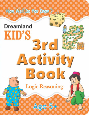 Kid's 3rd Activity Book - Logic Reasoning(English, Paperback, Unknown)