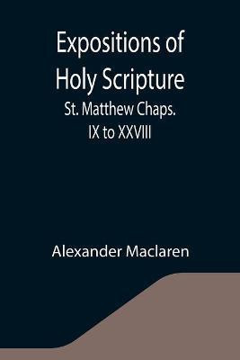 Expositions of Holy Scripture(English, Paperback, MacLaren Alexander)