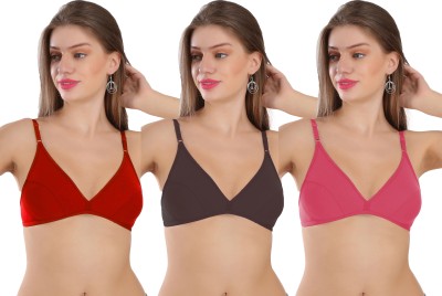 STROWBERRY Women Everyday Non Padded Bra(Multicolor)