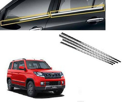 jagankirpa Chrome Lower Window Garnish Trims for Chrome, Glossy MAHINDRA TUV 300 Side Garnish