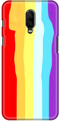 Zappy Back Cover for OnePlus 6T(Multicolor, 3D Case, Pack of: 1)