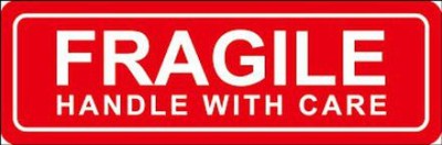 PrakritisShakti Fragile Tape Handle with care Self Adhesive Dispenser Flipkart Packing Fragile Tape (Pack of 4) (Manual)(White)