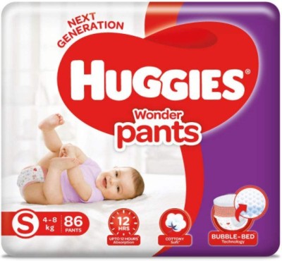 Huggies Wonder Pants Small Size Diapers ( S 86 Pack of 1 ) - S(86 Pieces)