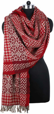 Cashmere Craft Cotton Blend Self Design Women Dupatta