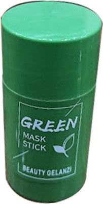 NOWGLAM Beauty Women Green Tea Purifying Clay Stick Mask Oil Control Anti Acne Eggplant Cleaning Solid Mask(40 g)