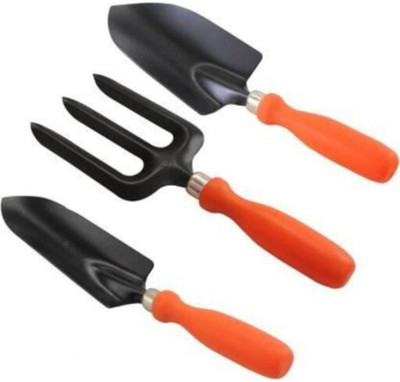 AGT Set Hand Fork, Small Trowel & Big Trowel Garden Tool Kit(3 Tools)