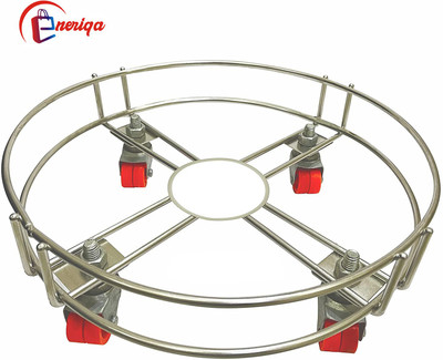 Eneriqa CylinderTrolley Gas Cylinder Trolley(Silver)