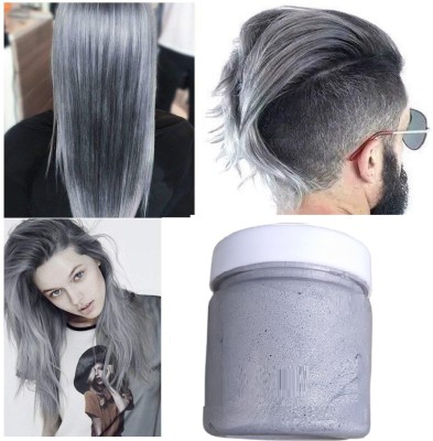 YAWI HAIR COLOR TEMPORARY LONG LASTING HAIR GREY COLOR WAX , GREY