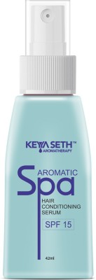 KEYA SETH AROMATHERAPY Aromatic Spa Hair Conditions Serum SPF 15-for Dry, Rough Hair for 24-hour Frizz-free Sun Protection & Manageable Hair with Pure Essential Oil & Geranium(42 ml)