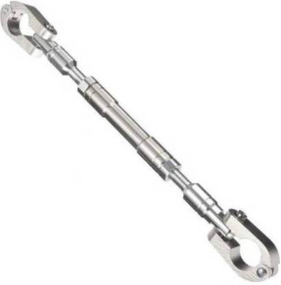 AIRSKY Universal Adjustable Motorcycle Silver Handlebar Cross Bar For Universal Bike Handle Bar Clip-on Handle Bar(Silver)