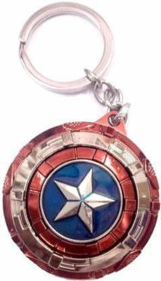 BlankLeaf Captain America Shield Keyrings & Keychains Key Chain Marvel Superhero Avengers Key Chain Key Chain