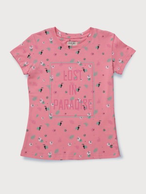 GINI & JONY Baby Girls Casual Pure Cotton Top(Pink, Pack of 1)