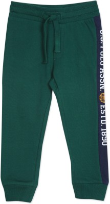 U.S. POLO ASSN. Track Pant For Boys(Green, Pack of 1)