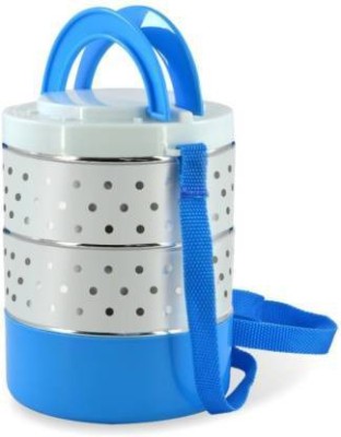 Actn A1C NEW BLUE WHITE 3 CONTAINER LUNCH BOX 3 Containers Lunch Box(750 ml, Thermoware)