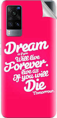 Snooky vivo X60 Pro Mobile Skin(Pink)