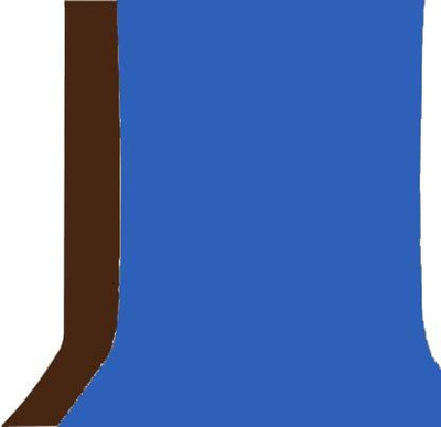 Stookin 8ft X 12ft Non-Transparent 2-in-1 Photography Backdrop Background Chromakey, 2 Colors in Single Backdrop (Brown & Night Sky) Reflector