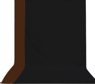 Stookin Non-Transparent 2-in-1 Photography Backdrop Background Chromakey, 2 Colors in Single Backdrop (Brown & Black) Reflector