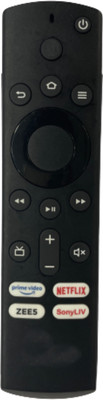 Electvision Remote Control for smart fire tv led compatible with Onida fire tv led without voice Remote Controller(Black)