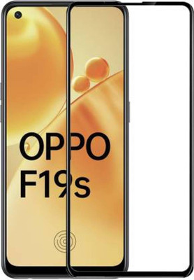 DMJHP Edge To Edge Tempered Glass for Oppo F19s(Pack of 1)
