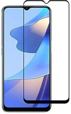 DMJHP Edge To Edge Tempered Glass for Oppo A16(Pack of 1)