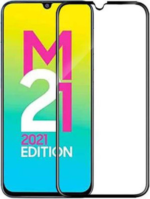 EASYBIZZ Edge To Edge Tempered Glass for Samsung Galaxy M21(Pack of 1)