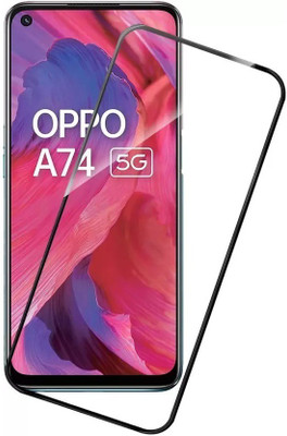 Gorilla Innovation Edge To Edge Tempered Glass for Oppo A74 5G(Pack of 1)