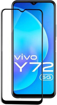 DMJHP Edge To Edge Tempered Glass for Vivo Y72 5G(Pack of 1)