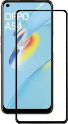 DMJHP Edge To Edge Tempered Glass for Oppo A54(Pack of 1)