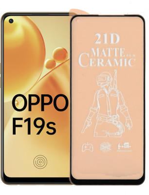 REDDWARF Edge To Edge Tempered Glass for OPPO F19s(Pack of 1)