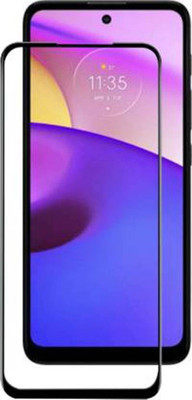 DMJHP Edge To Edge Tempered Glass for Motorola E40(Pack of 1)