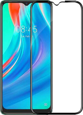 DMJHP Edge To Edge Tempered Glass for Tecno Spark 7T(Pack of 1)