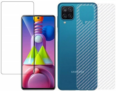 Bodoma Front and Back Screen Guard for Samsung Galaxy M62 Pack Of 2(Pack of 2)