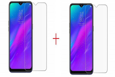 NIMMIKA ENTERPRISES Tempered Glass Guard for tecno spark go 2020/spark 6 go tempered glass(Pack of 2)