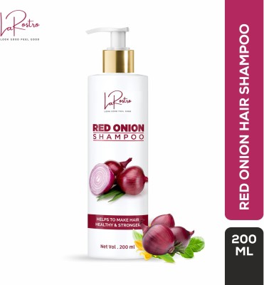 La Rostro New Herbal Red Onion Hair Shampoo For Hair Growth & Hair Fall Control Suitable For All Type Hair & Sulphates & Parabens Free & Anti Hair Fall Shampoo For Men & Women - (Pack of 3)(200 ml)