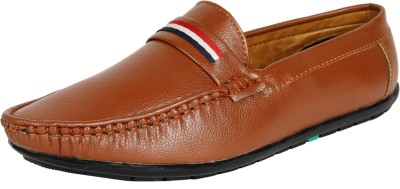 Shoes Kingdom Driving Shoes For Men(Tan , 8)