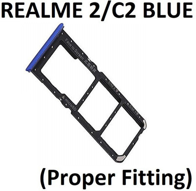 Furious3D Sim Card Tray(Compatible With Realme 2/C2 Blue)