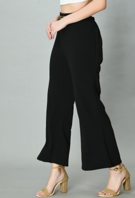 Arbiter Collection Relaxed Women Black Trousers