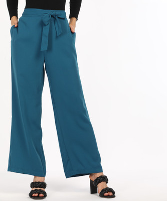 FLYING MACHINE Regular Fit Women Blue Trousers