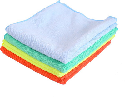 Manu Hut Microfiber Washing Cloth Wet and Dry Microfiber Cleaning Cloth(4 Units)