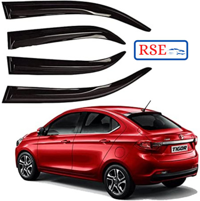 RSE For Front, Rear Wind Deflector(Tinted Tata Tigor)