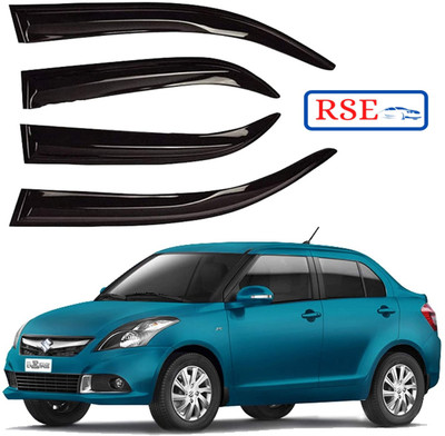 RSE For Front, Rear Wind Deflector(Tinted Maruti Swift Dzire)