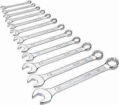 Simtim 12pcs Wrench Combination Screwdriver Set Socket Combination Screwdriver Set (Pack of 1) 12pcs Wrench Combination Double Sided Combination Wrench(Pack of 12)