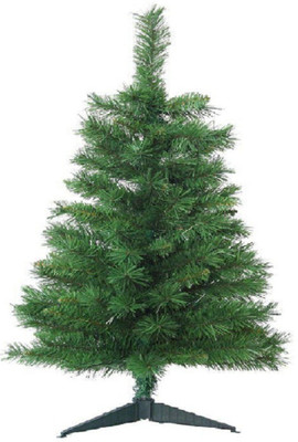 SUNINOW Fir 30 cm (0.98 ft) Artificial Christmas Tree(Green)