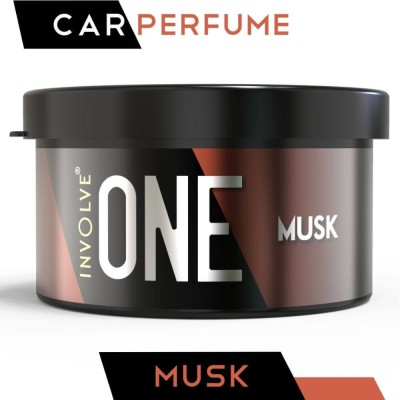 Involve One Musk Organic Leak Proof Car Perfume(40 g)