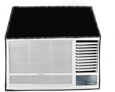 SAVEIT Air Conditioner  Cover(Width: 69 cm, Black)