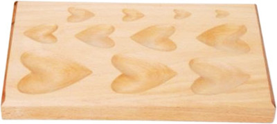 Scorpion Dapping Block Hardwood Heart Shape 11 Cavity