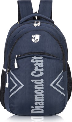 DIAMOND CRAFT 30 L Laptop Backpack /Office Bag/School Bag/College Bag/Business Bag/Unisex Travel Backpack (NAVY BLUE) 30 L Laptop Backpack(Blue)