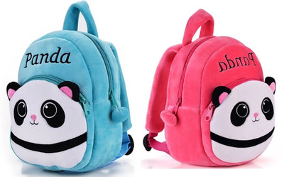 7Eleven Enterprise BM-Pink & Blue Panda Combo_165_25 12 L Backpack(Pink)