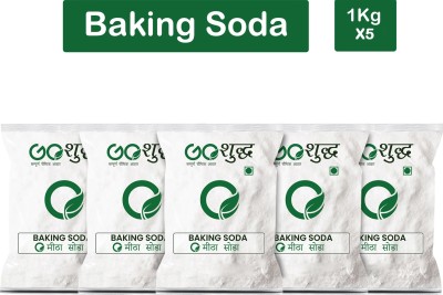 Goshudh Premium Quality Meetha Soda (Baking Soda)-1Kg (Pack Of 5) Baking Soda Powder(5 x 1000 g)